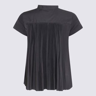 Sacai T-shirts And Polos Black