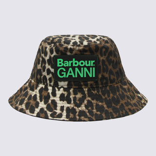 Barbour X Ganni Hats Brown