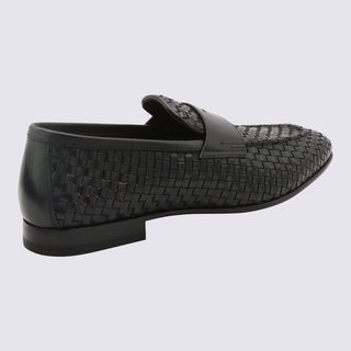 Santoni Flat Shoes Black