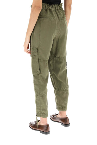 Lyocell Drawstring Cargo Pants