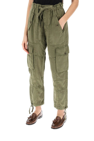 Lyocell Drawstring Cargo Pants