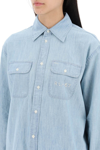 Embroidered Chambray