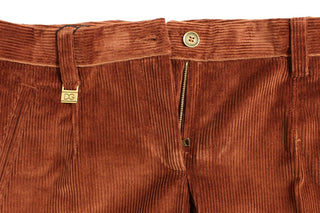 Chic Brown Cotton Pants For Her