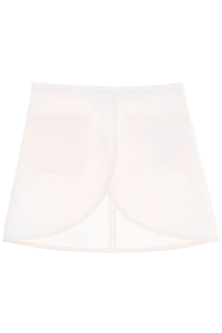 Ellipse Twill Mini Skirt In