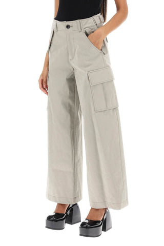 Peach Skin Technical Cargo Pants