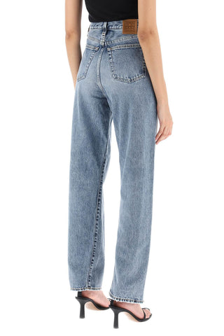Twisted Seam Straight Jeans