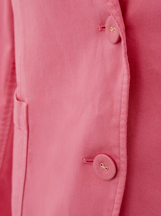 Chic Pink Cotton Jacket By Lardini