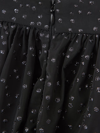 Elegant Black Flared Skirt - Timeless Chic