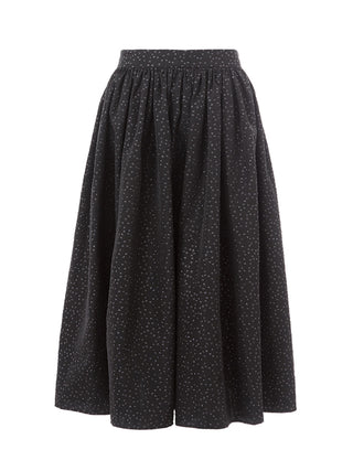 Elegant Black Flared Skirt - Timeless Chic