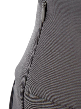 Elegant Grey Palazzo Wool Trousers
