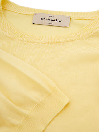 Sunshine Yellow Cotton T-shirt