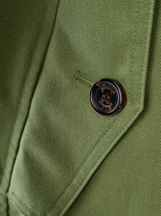Elegant Green Single Breast Jacket