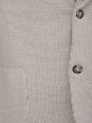 Elegant Grey Wool Jacket