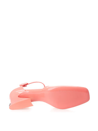 Chic Pink Patent Leather Mary Jane Shoes