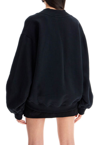 Oversized V-neck Sweatshirt