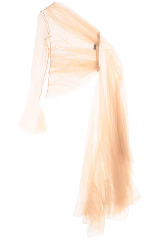 One-shoulder Tulle