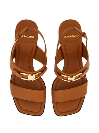 Ferragamo Sandals Leather Brown