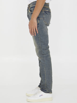 Slim Jeans In Light-blue Denim