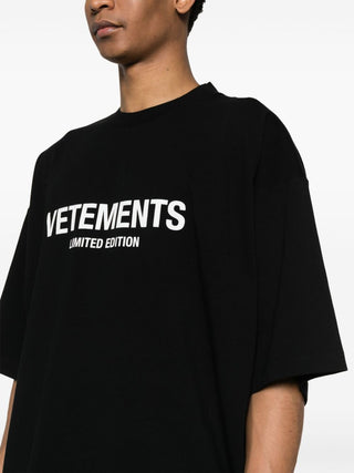 Vetements T-shirts And Polos Black