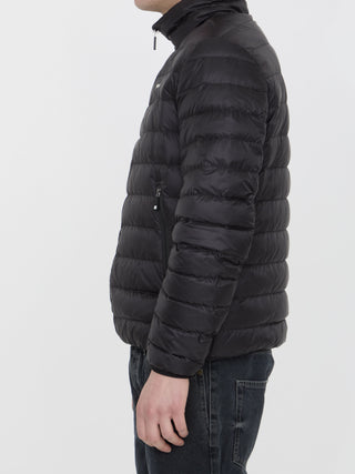 Short Down Jacket With Logo