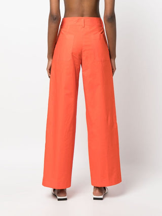 Erika Cavallini Semi-couture Trousers Red