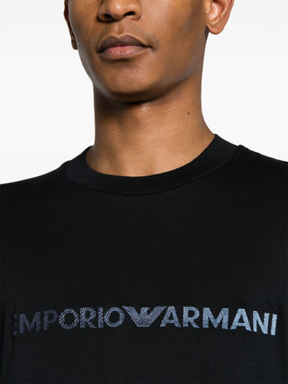 Emporio Armani T-shirts And Polos Blue