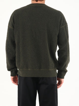 Military Green Reversible Sweater