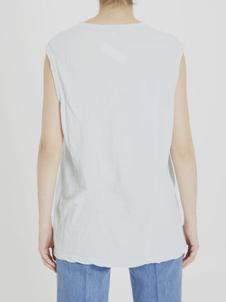 Cotton Sleeveless T-shirt