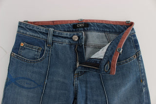 Chic Slim Fit Blue Jeans For The Modern Woman