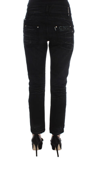 Elegant Black Slouchy Fit Jeans For Trendsetters