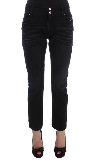 Elegant Black Slouchy Fit Jeans For Trendsetters