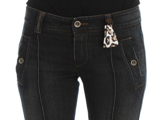 Chic Slim Fit Italian Cotton Jeans