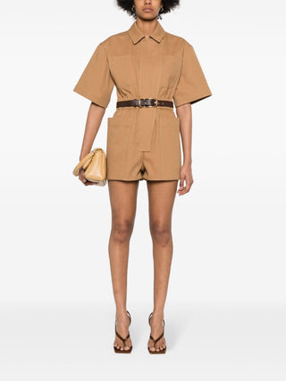 Max Mara Dresses Leather Brown