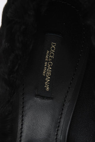 Elegant Pumps In Luxe Xiangao Fur Leather