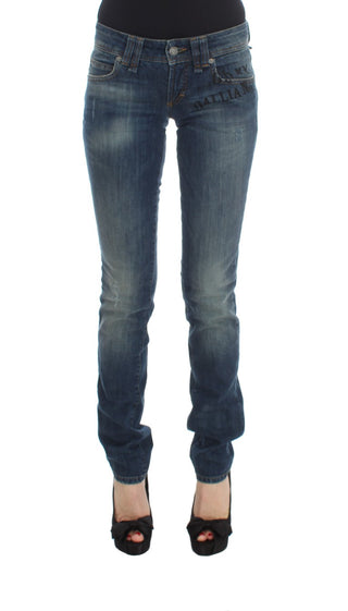 Elegant Slim Fit Indigo Denim