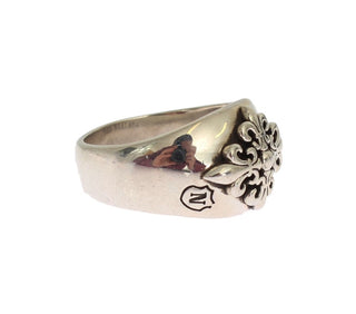 Exquisite Silver Statement Ring For Men