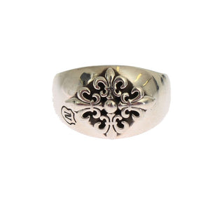 Exquisite Silver Statement Ring For Men