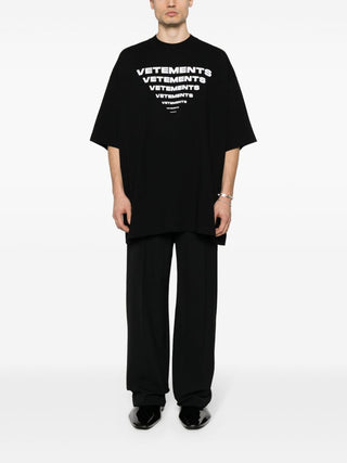 Vetements T-shirts And Polos Black