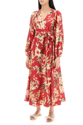 Lexi Wrap Dress With Floral Pattern