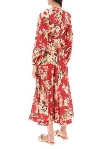 Lexi Wrap Dress With Floral Pattern
