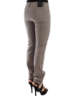 Chic Taupe Skinny Jeans For Elevated Style