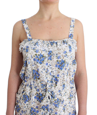 Elegant Floral Sundress For Seaside Soirees