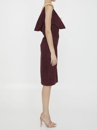 Fluid Suede Dress