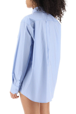 Striped Poplin Shirt