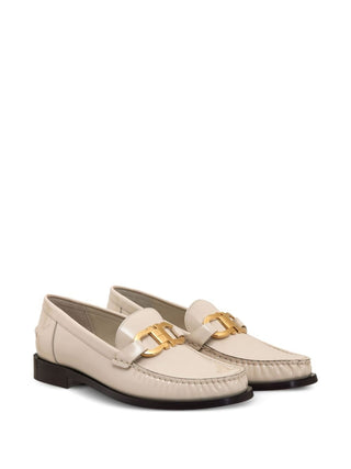 Ferragamo Flat Shoes White