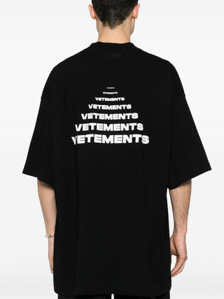 Vetements T-shirts And Polos Black