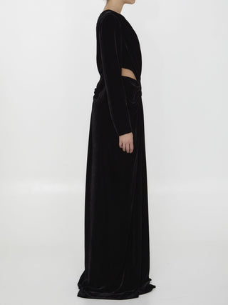 Black Velvet Dress