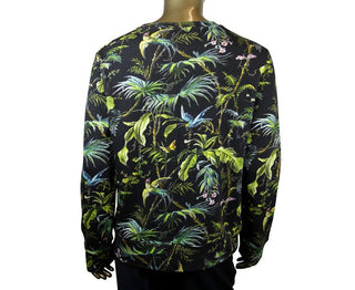 Gucci Men's Tropical Jungle Multicolor Cotton Small Sweatshirt