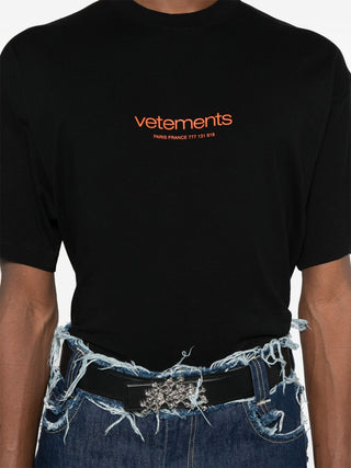 Vetements T-shirts And Polos Black