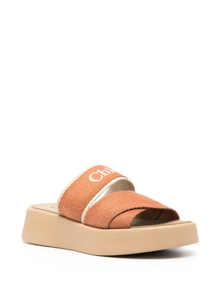 Chloè Sandals Leather Brown